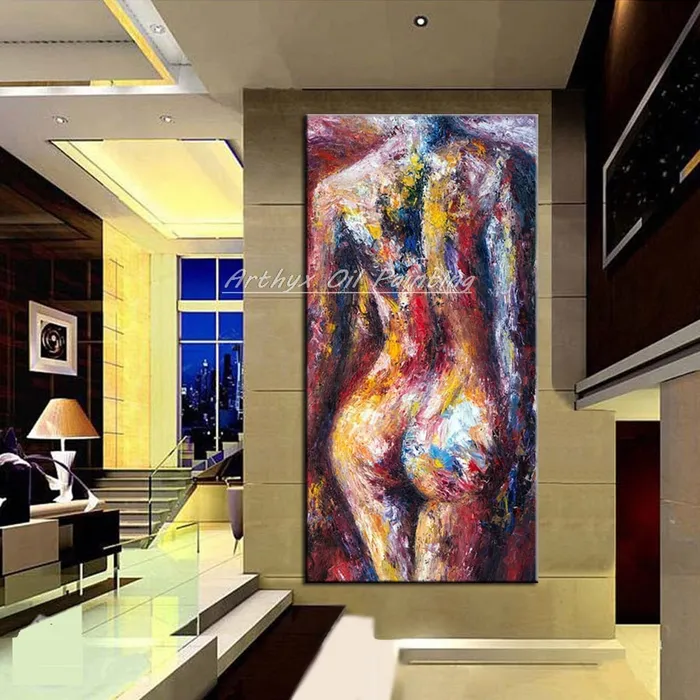 ShhhOb Female Sex Toys Stunning naked rear aspect portrait abstract pastel on canvas ShhhOb Female Sex Toys Stunning naked rear aspect portrait abstract pastel on canvas