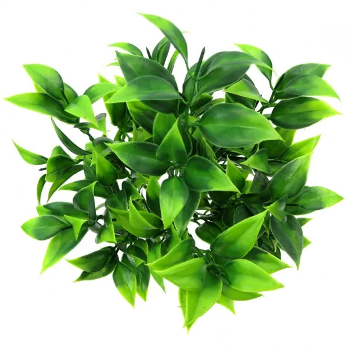 ShhhOb Male Sex Toys Green medium sized artificial plant 7 forks of foliage with approx 35 leaves