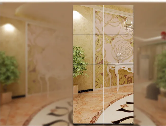 ShhhOb Mirror tiles real glass self adhesive set of 4 Dildos
