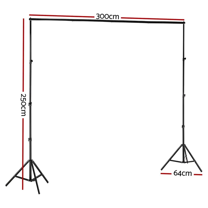ShhhSof Couples Photography Backdrop Stand Kit 25m X 30m with Carry Bag No Screen
