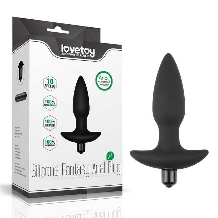 ShhhWndsr Anal Anal Indulgence 10 speed Vibrating Silicone Anal Massager
