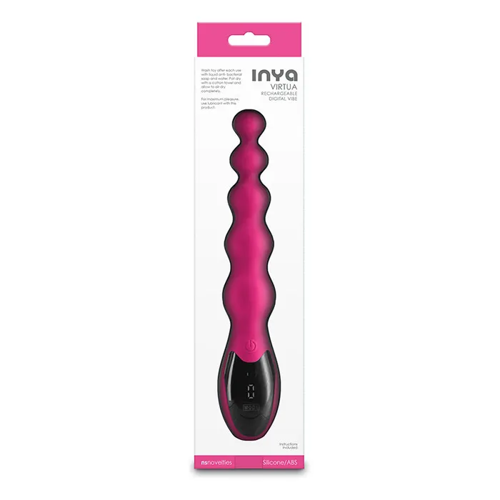 ShhhWndsr Anal INYA Virtua 239 cm USB Rechargeable Beaded Anal Vibrator Pink ShhhWndsr Anal INYA Virtua 239 cm USB Rechargeable Beaded Anal Vibrator Pink