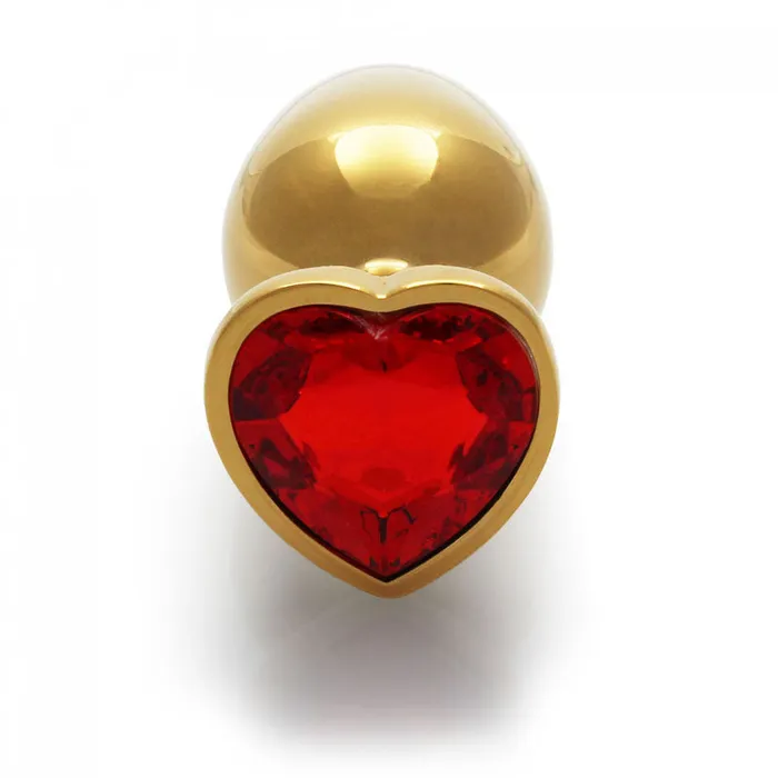 ShhhWndsr Anal OUCH Heart Gem Gold Butt Plug Large ShhhWndsr Anal OUCH Heart Gem Gold Butt Plug Large