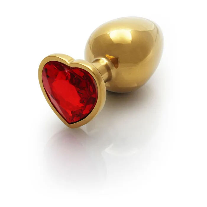 ShhhWndsr Anal OUCH Heart Gem Gold Butt Plug Large ShhhWndsr Anal OUCH Heart Gem Gold Butt Plug Large