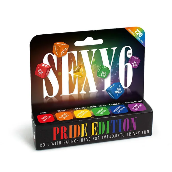ShhhWndsr Couples Sexy 6 Pride Edition Couples Dice Game ShhhWndsr Couples Sexy 6 Pride Edition Couples Dice Game