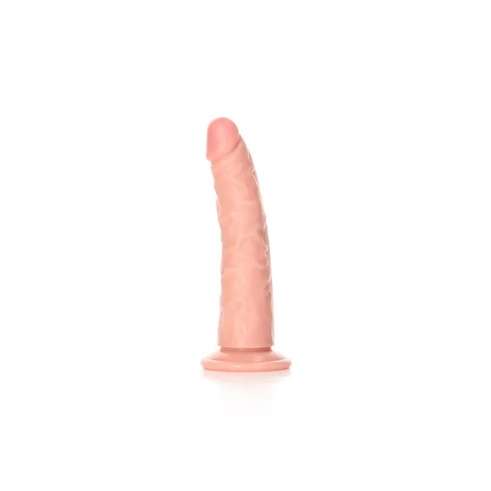 ShhhWndsr Dildos REALROCK Slim Curved Realistic Dildo Dong 15cm Flesh