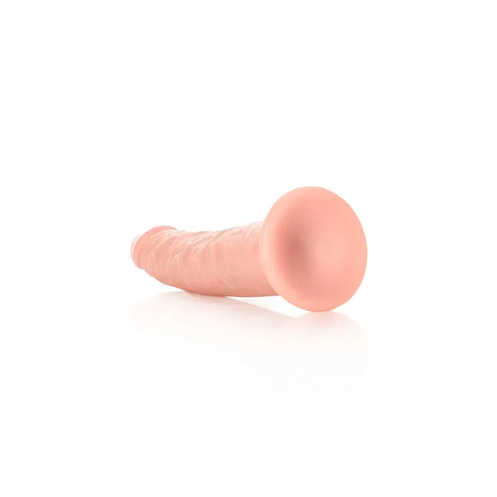 ShhhWndsr Dildos REALROCK Slim Curved Realistic Dildo Dong 15cm Flesh