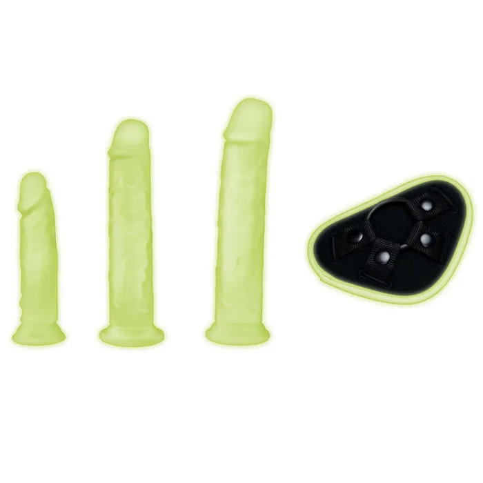 ShhhWndsr Dildos WhipSmart Glow In The Dark 4pc Pegging Kit ShhhWndsr Dildos WhipSmart Glow In The Dark 4pc Pegging Kit