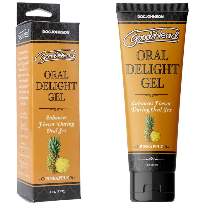 ShhhWndsr Enhancers GoodHead Oral Delight Gel Pineapple Pineapple Flavoured Oral Gel 120 ml Tube ShhhWndsr Enhancers GoodHead Oral Delight Gel Pineapple Pineapple Flavoured Oral Gel 120 ml Tube