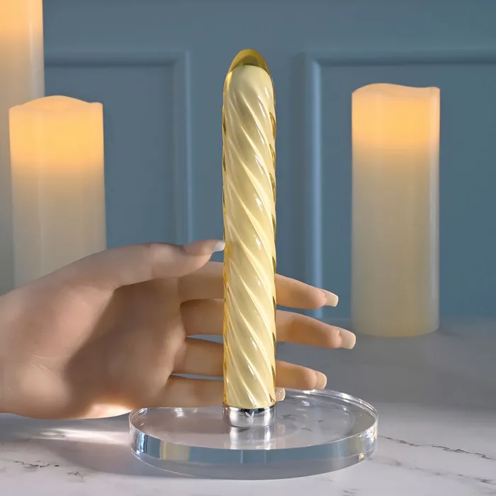 ShhhWndsr Female Sex Toys Playboy Pleasure TWIST OF FATE 175 cm USB Rechargeable Glass Vibrator ShhhWndsr Female Sex Toys Playboy Pleasure TWIST OF FATE 175 cm USB Rechargeable Glass Vibrator