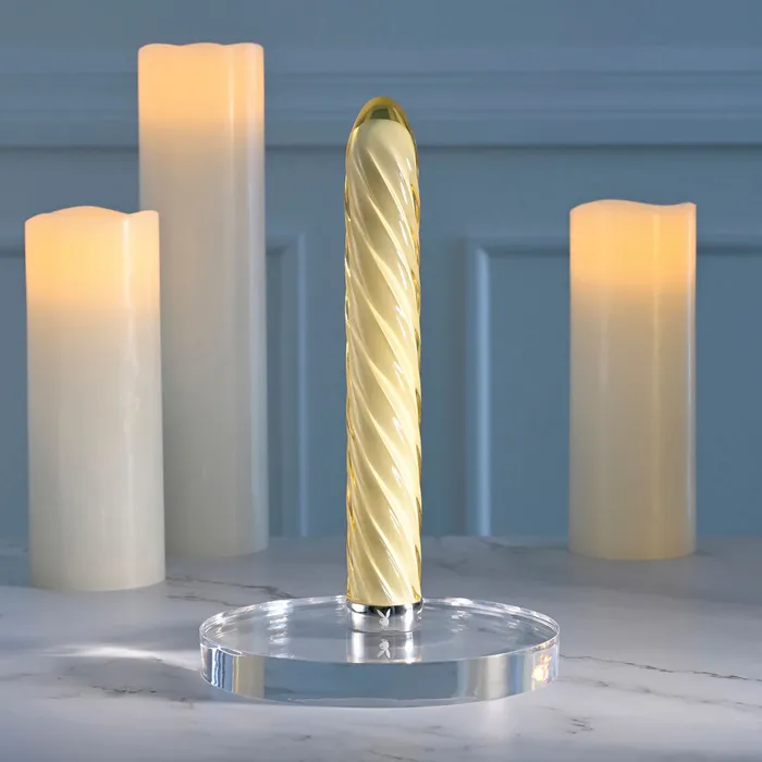 ShhhWndsr Female Sex Toys Playboy Pleasure TWIST OF FATE 175 cm USB Rechargeable Glass Vibrator ShhhWndsr Female Sex Toys Playboy Pleasure TWIST OF FATE 175 cm USB Rechargeable Glass Vibrator