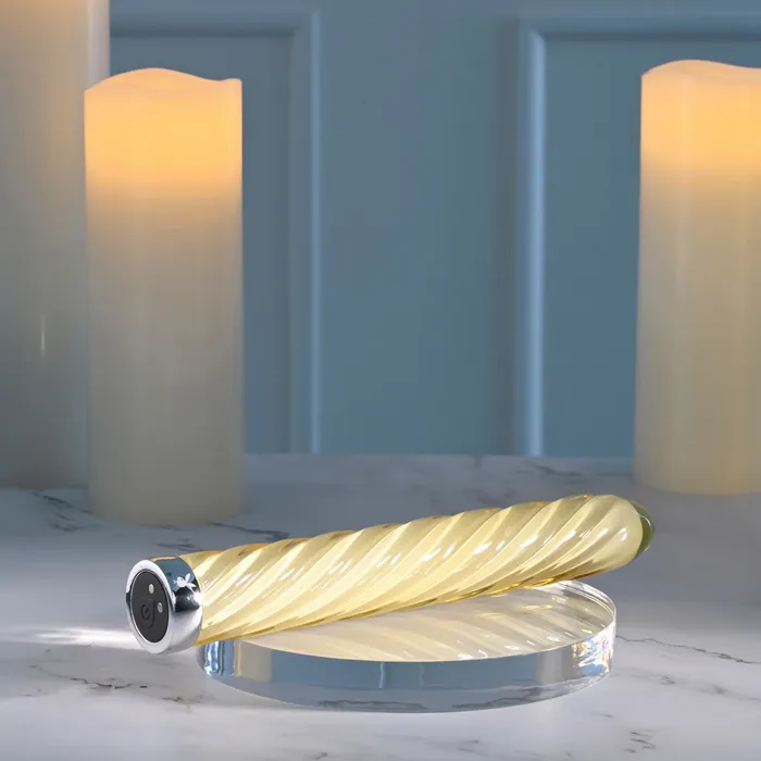 ShhhWndsr Female Sex Toys Playboy Pleasure TWIST OF FATE 175 cm USB Rechargeable Glass Vibrator ShhhWndsr Female Sex Toys Playboy Pleasure TWIST OF FATE 175 cm USB Rechargeable Glass Vibrator