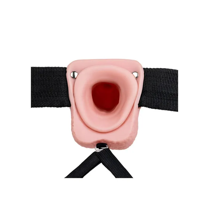 ShhhWndsr Female Sex Toys REALROCK 18 cm Hollow StrapOn with Balls Flesh ShhhWndsr Female Sex Toys REALROCK 18 cm Hollow StrapOn with Balls Flesh
