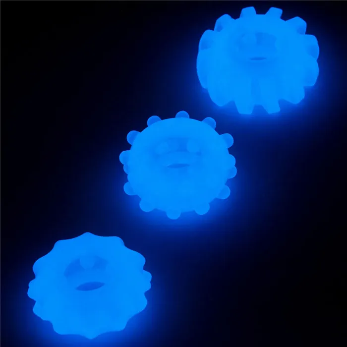 ShhhWndsr Lumino Play Penis Rings 3 Pack Male Sex Toys ShhhWndsr Lumino Play Penis Rings 3 Pack Male Sex Toys