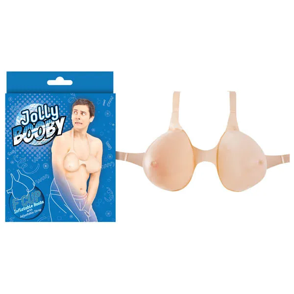 ShhhWndsr Male Sex Toys Jolly Booby Inflatable FCup Boobs with Adjustable Strap ShhhWndsr Male Sex Toys Jolly Booby Inflatable FCup Boobs with Adjustable Strap