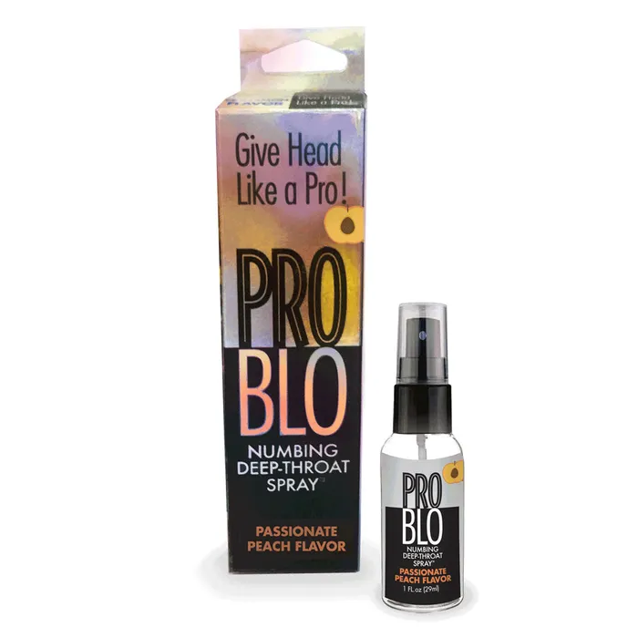 ShhhWndsr ProBlo Deep Throat Spray Peach Male Sex Toys