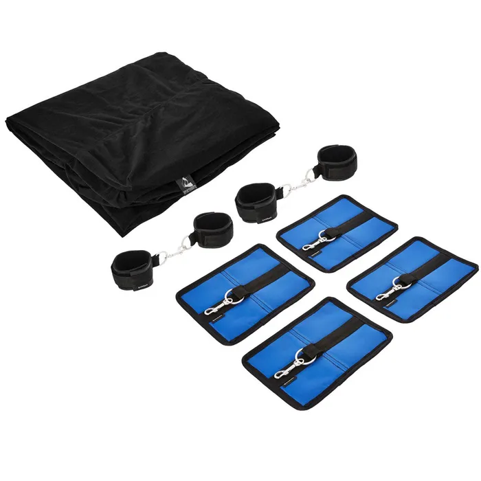 ShhhWndsr Restraints SPORTSHEETS The Sportsheet Black QUEEN Size with Integrated Cuffs ShhhWndsr Restraints SPORTSHEETS The Sportsheet Black QUEEN Size with Integrated Cuffs