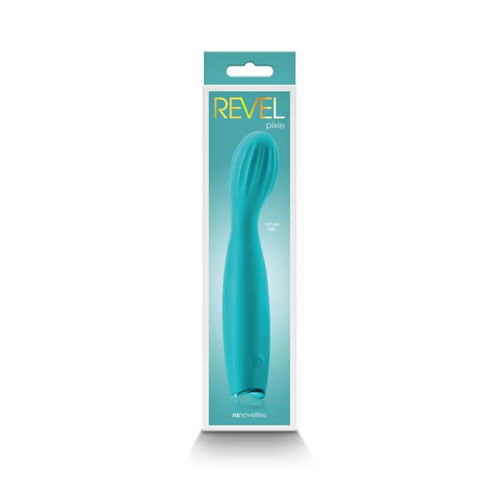ShhhWndsr Vibrators Revel Pixie 173 cm USB Rechargeable G Spot Vibrator Teal