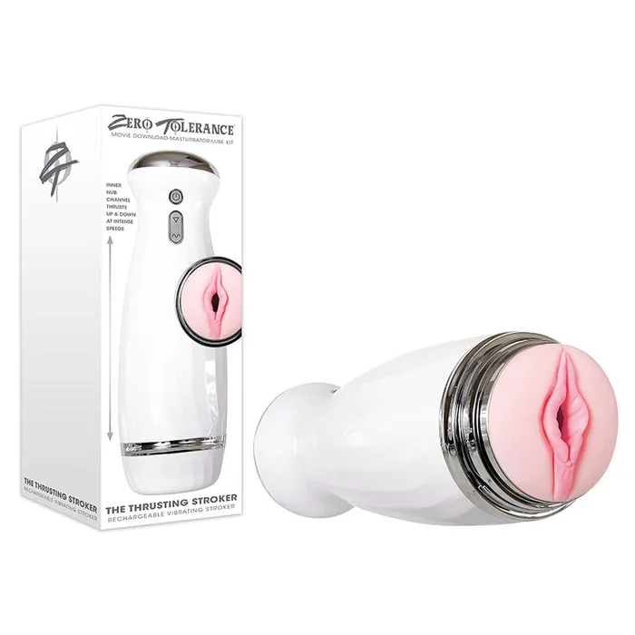 ShhhWndsr Zero Tolerance Thrusting Stroker USB Rechargeable Vibrating Masturbator Male Sex Toys ShhhWndsr Zero Tolerance Thrusting Stroker USB Rechargeable Vibrating Masturbator Male Sex Toys