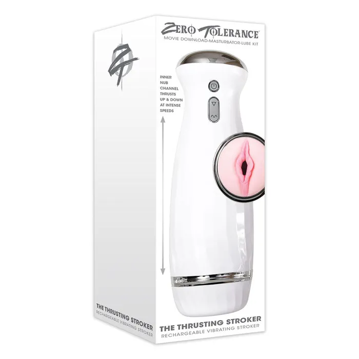 ShhhWndsr Zero Tolerance Thrusting Stroker USB Rechargeable Vibrating Masturbator Male Sex Toys ShhhWndsr Zero Tolerance Thrusting Stroker USB Rechargeable Vibrating Masturbator Male Sex Toys