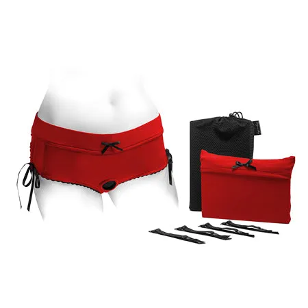 SpareParts Sasha Cinch Booty Short Harness RedBlack Size 4XL Fairvillacom Anal SpareParts Sasha Cinch Booty Short Harness RedBlack Size 4XL Fairvillacom Anal