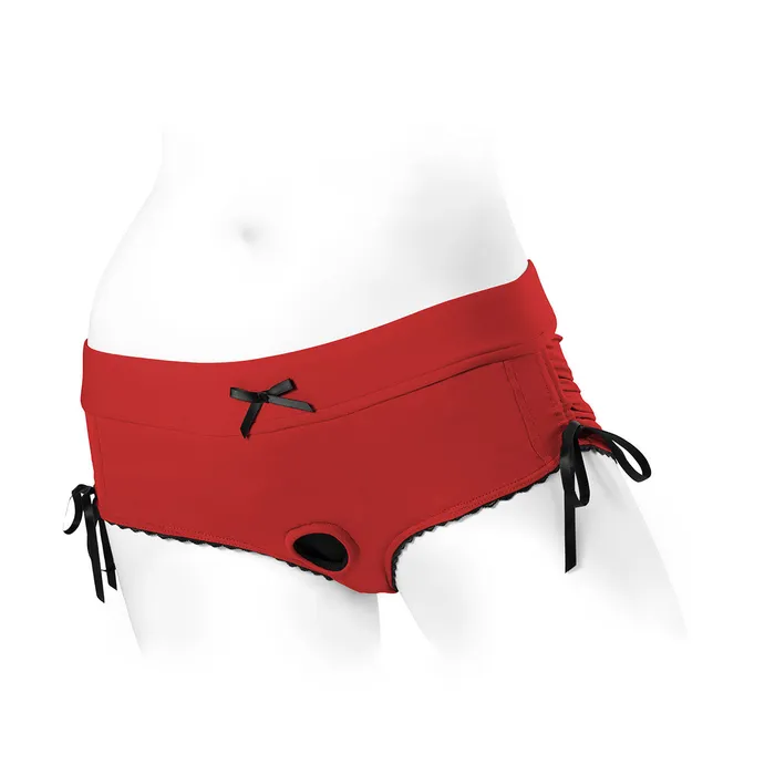 SpareParts Sasha Harness RedBlack Nylon Medium Fairvillacom Anal