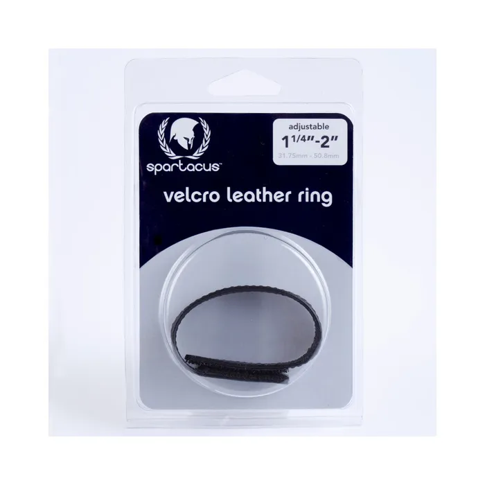 Spartacus Leather Cock Ring Velcro Fairvillacom Male Sex Toys
