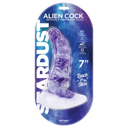 Stardust Alien Cock Silicone Textured Dildo Fairvillacom Dildos