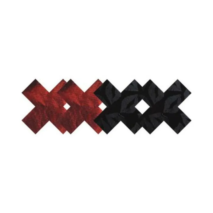 Stolen Kisses X Pasties Red Black 2 Pack Fairvillacom Anal