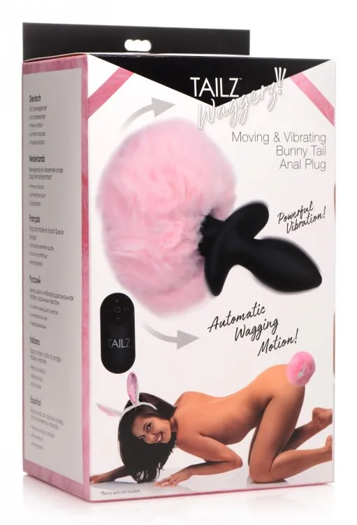 TAILZ WAGGERZ MOVING VIBRATING BUNNY TAIL PLUG Fairvillacom Anal