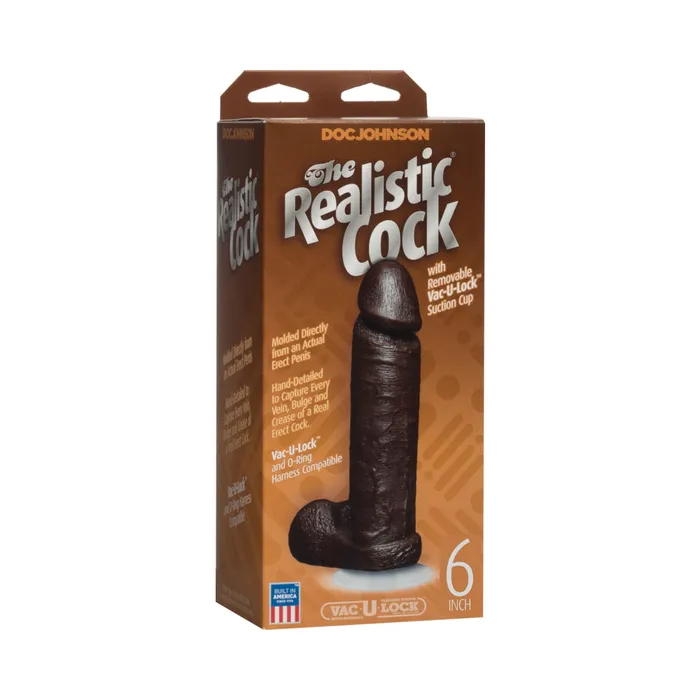 The Realistic Cock 6 Inch Brown Fairvillacom Dildos