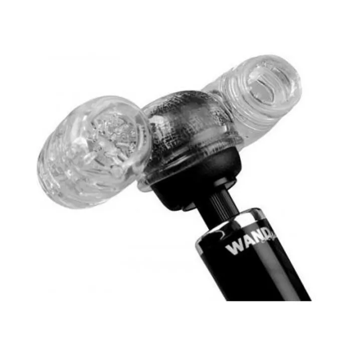 Twin Turbo Strokers 2 In 1 Wand Attachment Clear For Men Fairvillacom Female Sex Toys Twin Turbo Strokers 2 In 1 Wand Attachment Clear For Men Fairvillacom Female Sex Toys