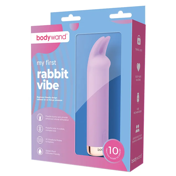 Vibrators Bodywand My First Rabbit Vibe Lavender Fairvillacom