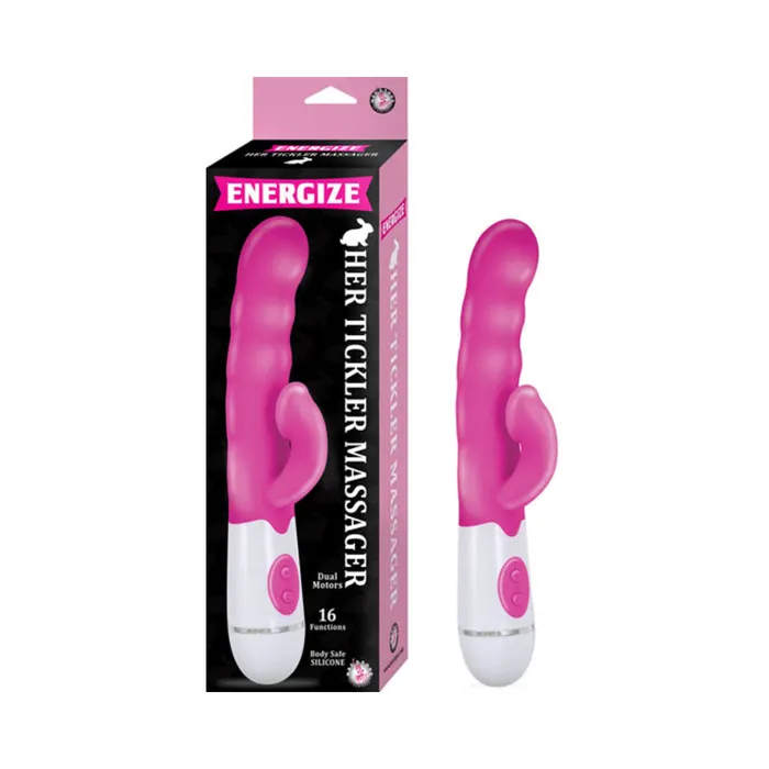 Vibrators Energize Her Tickler Massager Pink Fairvillacom