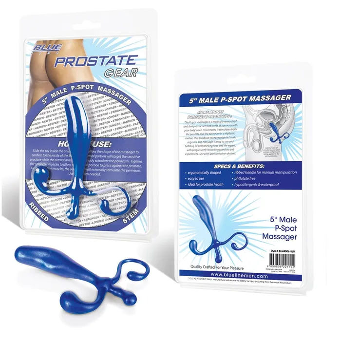 Vibrators Fairvillacom 5quot Male PSpot Massager Blue