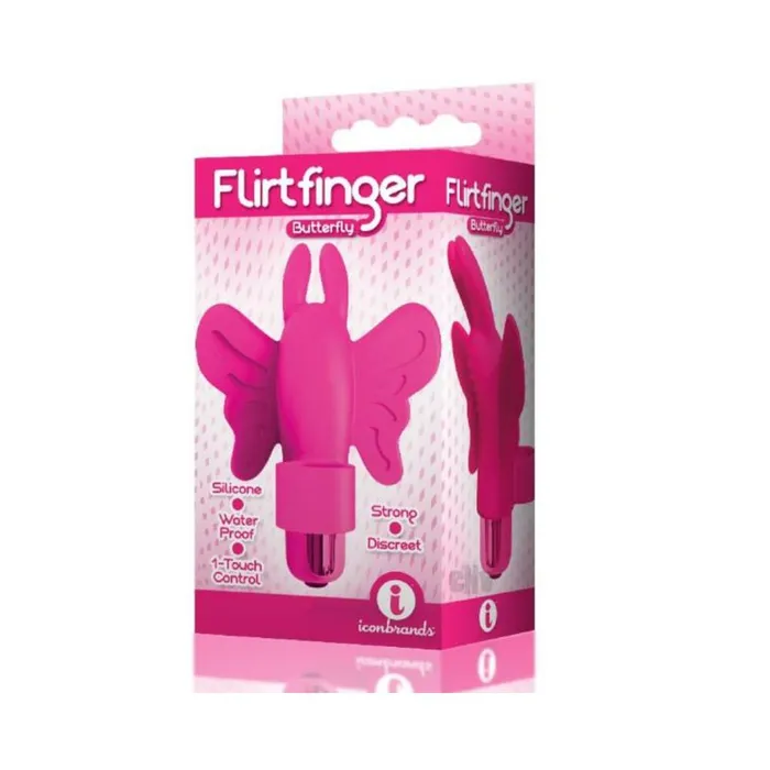 Vibrators Fairvillacom The 9s Flirt Finger Butterfly Finger Vibrator Pink
