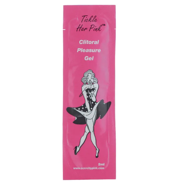 Vibrators Fairvillacom Tickle Her Pink Clitoral Pleasure Gel Foil