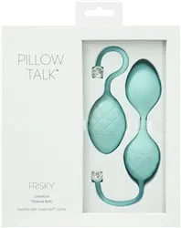 Vibrators Pillow Talk Pillow Talk Frisky Pleasure Balls Teal