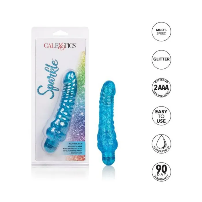 Vibrators Sparkle Glitter Jack Blue Vibrator Fairvillacom
