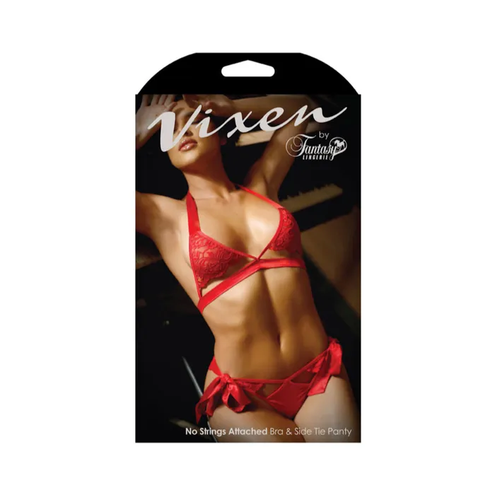 Vixen No Strings Attached Cutout Lace Bra Side Tie Pant Fairvillacom Vibrators Vixen No Strings Attached Cutout Lace Bra Side Tie Pant Fairvillacom Vibrators