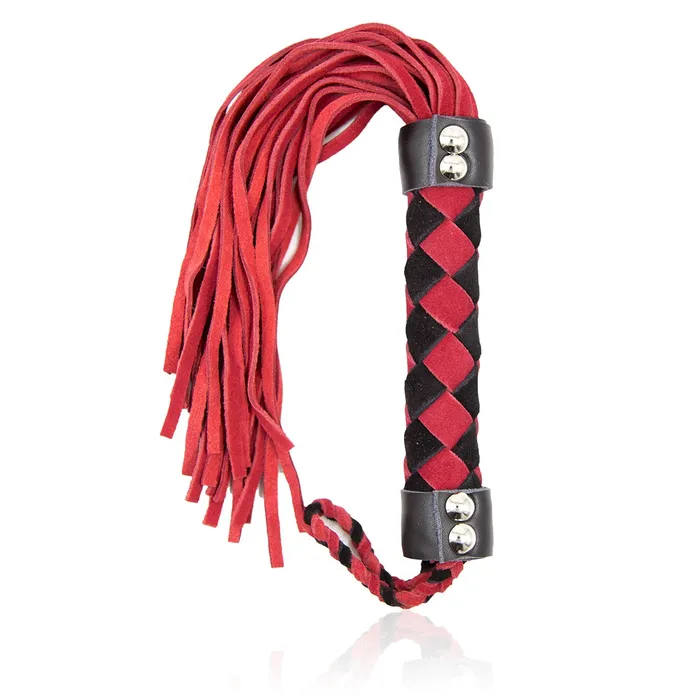 Whip Leather short with wrist strap assorted colours ShhhOb Female Sex Toys