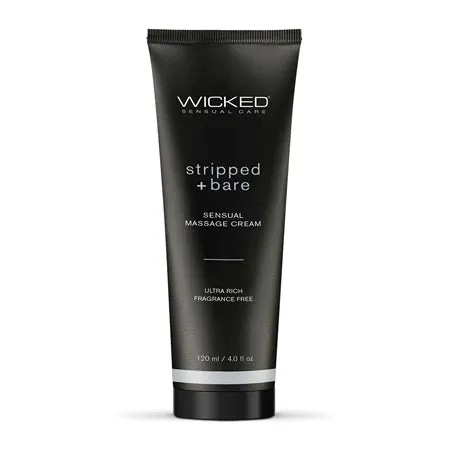 Wicked Sensual Care Stripped Bare Unscented Massage Cream 4 oz Fairvillacom Couples Wicked Sensual Care Stripped Bare Unscented Massage Cream 4 oz Fairvillacom Couples