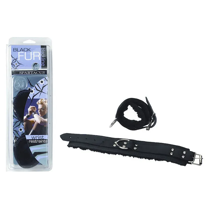 Wrist Restraints Black Faux Fur Fairvillacom Anal