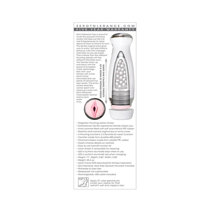 Zt Thrusting Rechargeable Stroker Fairvillacom Male Sex Toys