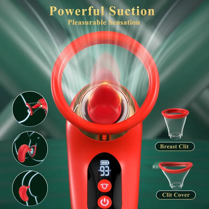 3in1 KlitorisVibrator zum Saugen und Lecken der Zunge mit AppSteuerung Sohimi Female Sex Toys 3in1 KlitorisVibrator zum Saugen und Lecken der Zunge mit AppSteuerung Sohimi Female Sex Toys