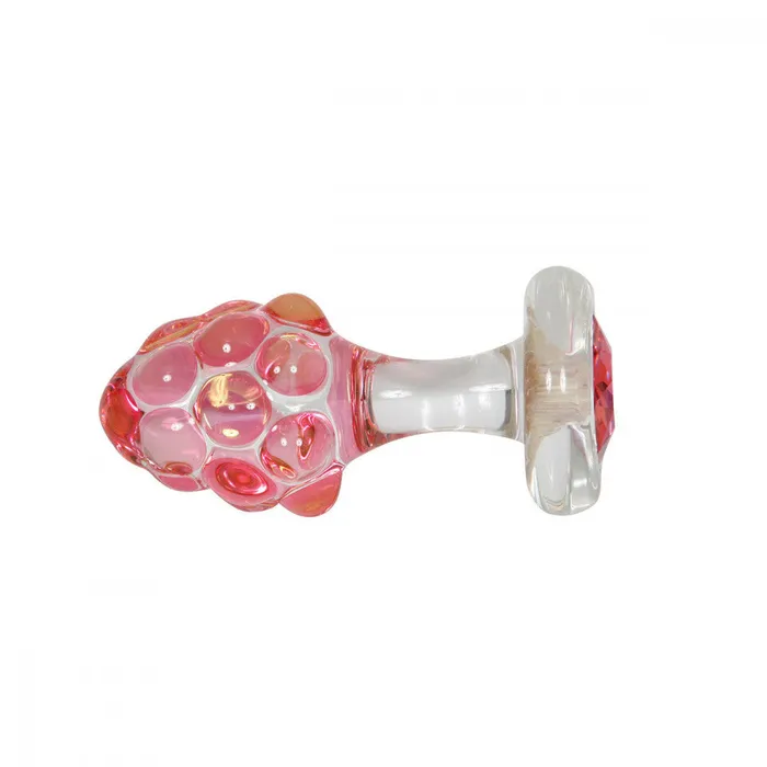 Anal Crystal Delights Crystal Delights Pineapple Butt Plug w Pink Crystal