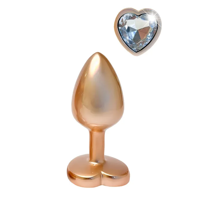 Anal Dream Toys Gleaming Love Pearl Gold Butt Plug Small