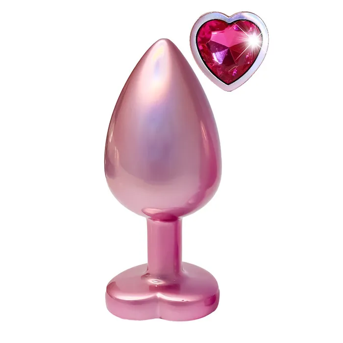 Anal Dream Toys Gleaming Love Pearl Pink Butt Plug Large