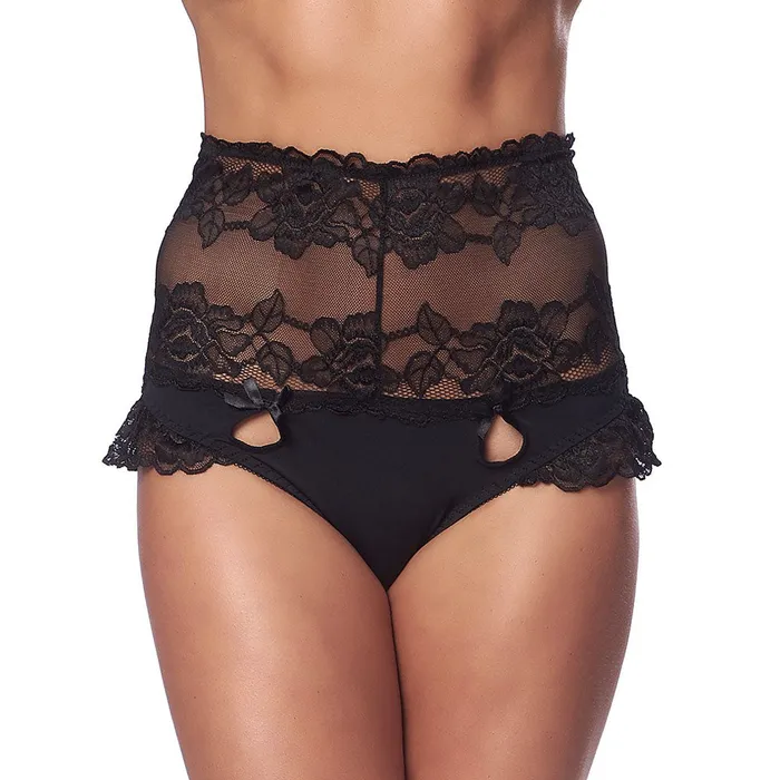 Anal Rimba Perfect Fit Black High Waist Panty