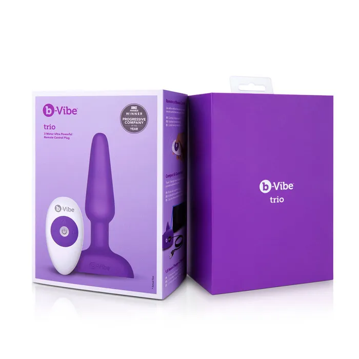BVibe Anal BVibe Purple Trio Plug